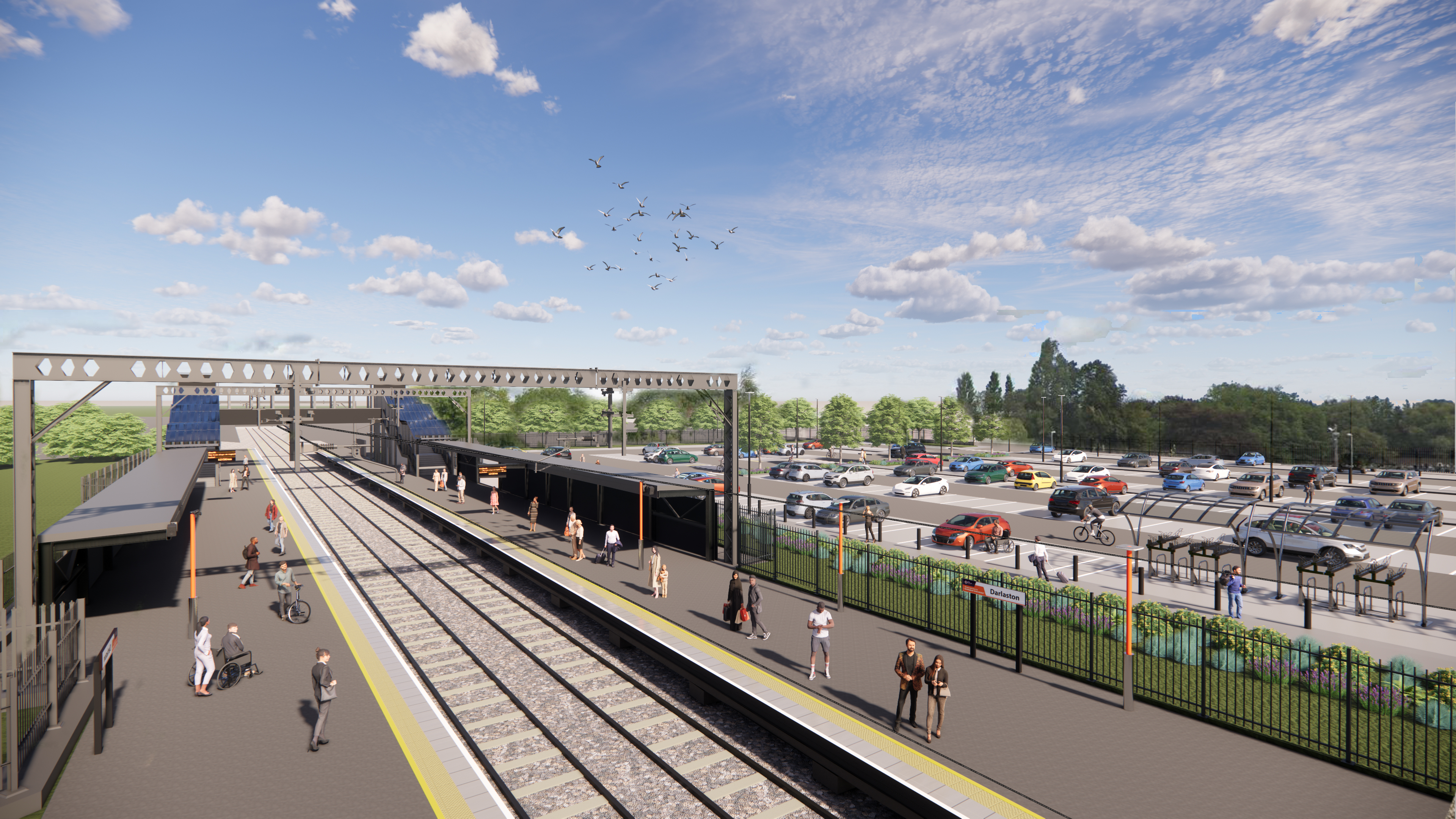 Darlaston station artist impression