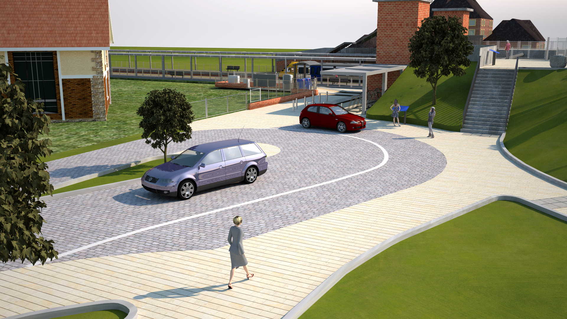 Artist impression of Pineapple Road station