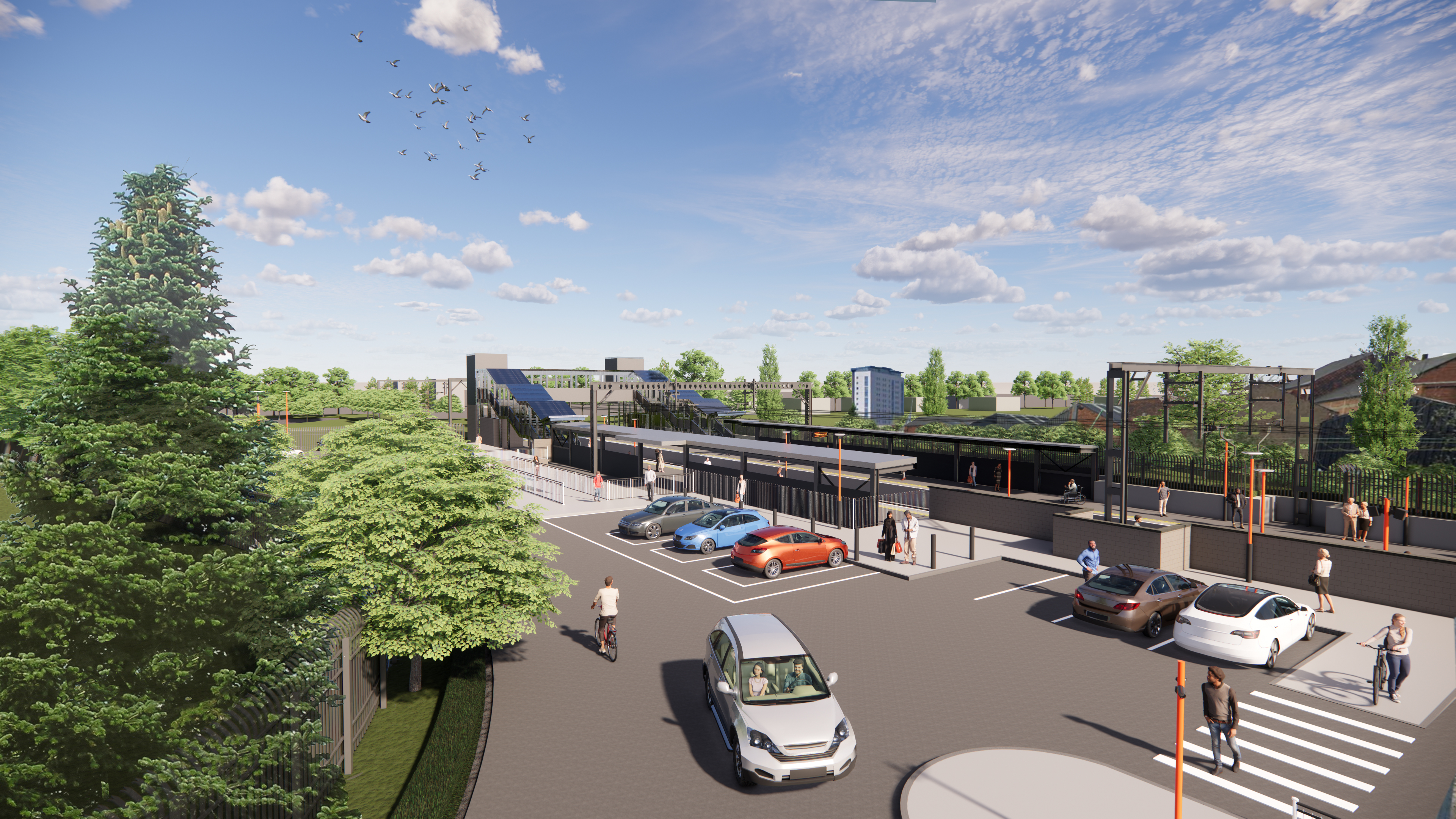 Willenhall station artist impression